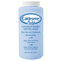 Caldesene Baby Cornstarch Powder With Zinc Oxide 5 Ounce