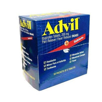 Advil Ibuprofen 200mg Tablets Pain Reliever, Fever Reducer 50/2 Packs Dispenser