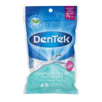 DenTek Complete Clean Mouthwash Blast Angled Floss Picks 75 Each