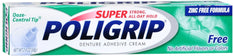 Super Poligrip Denture Adhesive Cream 2.4  Ounce Each