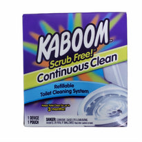 KABOOM Scrub Free Continuous Toilet Cleaning System 1 Device 1 pouch