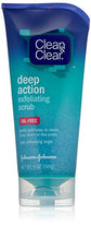 Clean & Clear Deep Action Exfoliating Scrub Oil-Free 5 Ounce Each