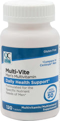 Quality Choice Multi-Vite Men's Daily Health Tablets, 120 Count - Pack of 1