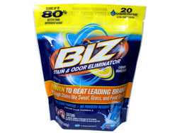 BIZ Stain and Odor Eliminator Liquid Boosters Color Safe Formula 20 Each