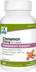 Quality Choice Cinnamon Metabolism Support Capsules, 90 Count - Pack of 1