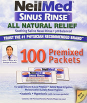 NeilMed Sinus Rinse Premixed Refill Packets 100 Each