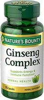 Nature's Bounty Ginseng Complex Plus Royal Jelly 75 Each