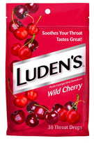 Ludens Wild Cherry Cough Drops Throat Drops 30 Count