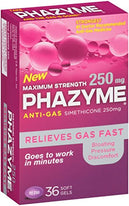Phazyme Maximum Strength Softgels, 36 Each