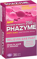 Phazyme Maximum Strength Softgels, 36 Each