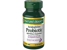 Nature's Bounty Probiotic Acidophilus Tablets 120 Each