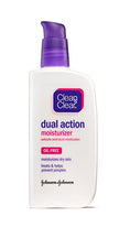 Clean & Clear Dual Action Moisturizer Oil-Free 4 Ounce Each