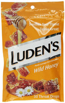 Luden's Wild Honey Throat Drops 30 Count