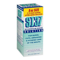 S.T.37 First Aid Antiseptic Oral Pain Reliever Solution 8 Ounce Each