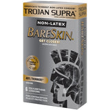 Trojan Supra Americas Thinnest Non-latex Bareskin Condoms 6 Count Each