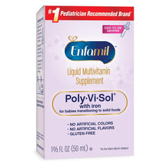 Enfamil Poly-Vi-Sol Multivitamin Supplement Drops with Iron for Infants Toddlers