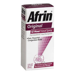 Afrin Nasal Spray Original - Maximum Strength Allergy 0.5 Ounce 12hr Relief