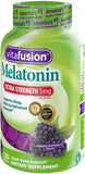 Vitafusion Extra Strength Melatonin Vitamins Blackberry Flavor, 5mg, 120 Gummies per Pack