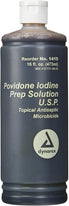 Dynarex Povidone Iodine Prep Solution U.S.P Topical Antiseptic 16 Ounce