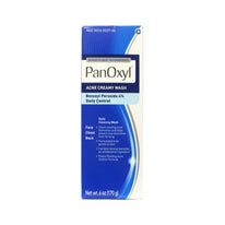 Panoxyl 4 Benzoyl Peroxide Acne Foaming Face Wash 4% Benzoyl Peroxide 6 Ounce Each