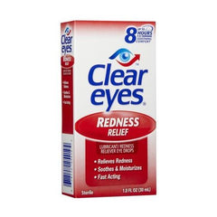 Clear Eyes Redness Relief Eye Drops 1 Ounce Each