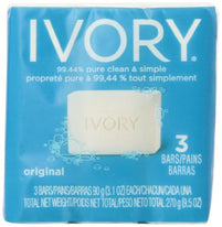Simply Ivory Bath Bar for Unisex By Ivory, 3 Each