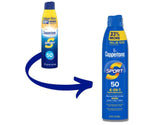 Coppertone Sport SPF 50 4-In-1 Performance Sunscreen Spray, 7.3 Oz.