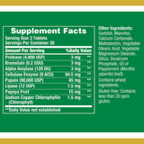 Nature's Bounty Super Papaya Enzyme Chewable Mint 45mg, 90 Tablets