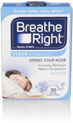 Breathe Right Nasal Strips Small/Medium Clear 30