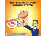 Airborne Immune Support Supplement Zesty Orange Gummies, 42 Count