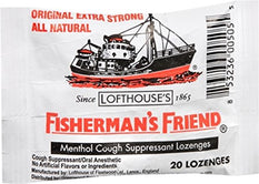 Fisherman's Friend Menthol Cough Suppressant Natural 20 Lozenges