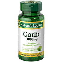 Nature's Bounty Garlic 1000 mg Softgels 100 Each