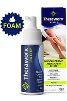 Theraworx Relief Fast-Acting Foam Leg Foot Cramps and Muscle 7.1 Ounce Each