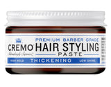 Cremo Hair Styling Barber Grade Thickening Paste, 4oz.
