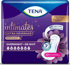 TENA Intimates Overnight Incontinence Pads for Women, 28 Count - Pack of 1