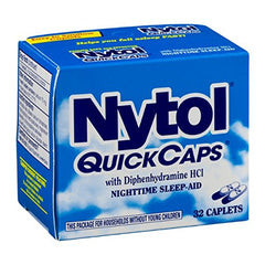 Nytol Nighttime Sleep Aid Quick Capsules 32