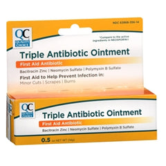 Quality Choice Triple Antibiotic Ointment First Aid 0.5  Ounce Each