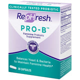 Rephresh Pro B Probiotic Feminine Supplement 30 Capsules - 1 Per Day