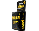 Trojan Condom Magnum Ribbed 3 Count (Pack of 1)