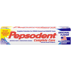 Pepsodents Complete Care Toothpaste, Original Flavor, 5.5 oz
