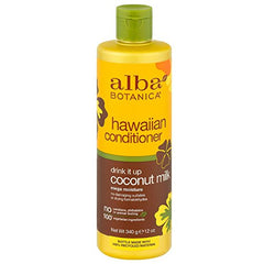 Alba Botanica Natural Hawaiian Conditioner Coconut Milk Mega Moisture 12 Ounce