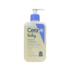 CeraVe Baby Wash & Shampoo with Essential Ceramides & Vitamins 8 Ounce each