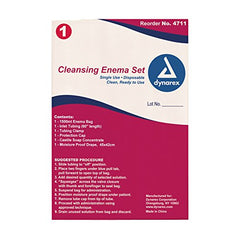 Dynarex Cleansing Enema Set Disposable Colon Cleansing Kit #4711