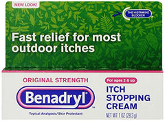 Benadryl Itch Stopping Cream Original Strength 1 Ounce Each
