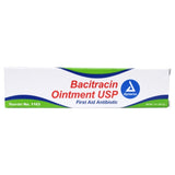 Dynarex Bacitracin First Aid #1163 Antibiotic Ointment 1 Ounce Tube Each