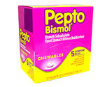 Pepto Bismol Chewables Dispenser, 32 Packets of 4 Chewable Tablets