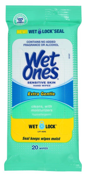 Wet Ones Sensitive Skin 20ct Tray