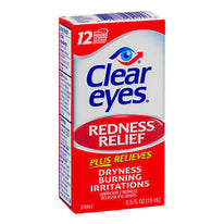 Clear eyes Redness Relief Eye Drops .5 fl Ounce (15 ml) Each