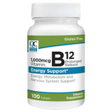 Quality Choice 1000mcg Vitamin B12 Energy Tablets, 100 Count - Pack of 1