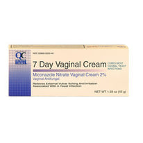 Quality Choice 7 Day Miconazole Nitrate Vaginal Cream 2% 1.59 Ounce Each